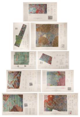 Lot #6397 U.S. Geological Survey Lunar Maps of Apollo Landing Sites - Image 1