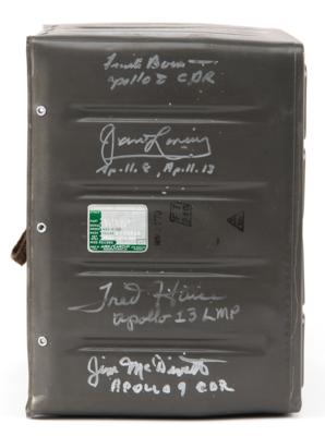 Lot #6400 Apollo Command Module LiOH Filter Assembly, Signed by 19 Apollo Astronauts - Image 6