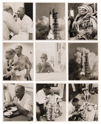 Lot #6015 John Glenn (12) Original Vintage MA-6 Photographs - Image 2