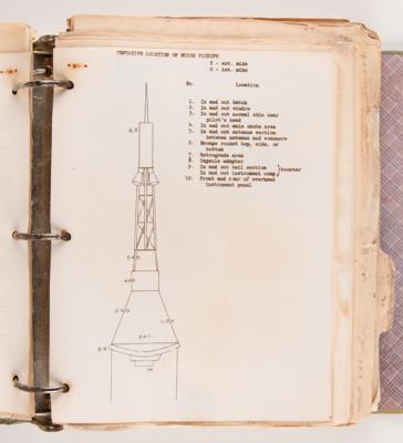 Lot #6005 Mercury Program Training Binder with (200+) Pages of Study Guides and Handwritten Notes (1959) - From the Personal Collection of Deke Slayton - Image 3