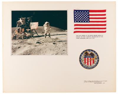 Lot #6338 Apollo 16 American Flag [Attested as Flown by Sandy Clarkson] - Image 2