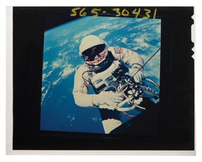 Lot #6062 Edward H. White II Original Gemini 4 EVA Transparency - Image 1