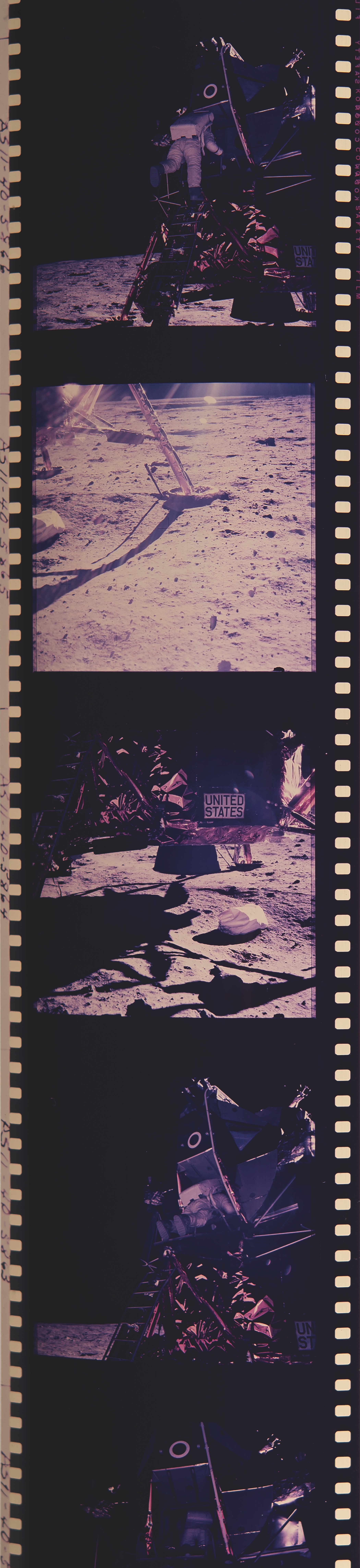 Lot #6123 Apollo 11 70mm NASA Transparency Film Roll - Image 14