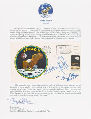 Lot #6370 Apollo 11-17 Signed Insurance Cover Set - Image 2