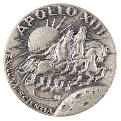 Lot #6248 Apollo 13 Flown Robbins Medallion (Attested as From the Collection of Jack Swigert) - Image 1