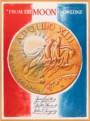 Lot #6252 Apollo 13 Signed Lithograph by Lumen