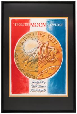 Lot #6252 Apollo 13 Signed Lithograph by Lumen Winter  - From the Collection of Jack Swigert - Image 2