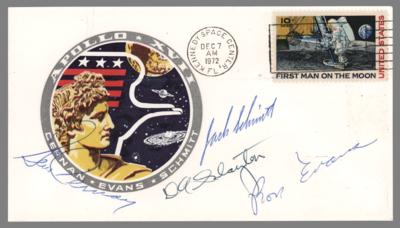 Lot #6360 Apollo 17 Crew-Signed Launch Day Cover