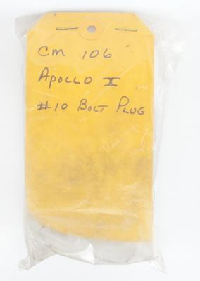 Lot #6102 Apollo 10 Ablative Heatshield Plug - From the Collection of John Hirasaki - Image 10