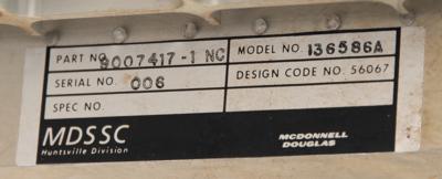 Lot #6449 Space Shuttle Spacelab Stowage Locker - Image 4