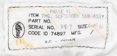 Lot #6442 Space Shuttle Phase VI EMU Glove TMG (Right) - Image 4