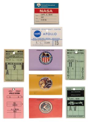 Lot #6385 NASA Access Badges and Passes (8) - From