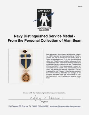 Lot #6224 Navy Distinguished Service Medal - From the Personal Collection of Alan Bean - Image 4