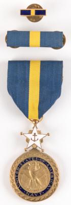 Lot #6225 Navy Distinguished Service Medal - From the Personal Collection of Alan Bean - Image 1