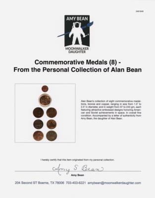 Lot #6209 Commemorative Medals (8) - From the Personal Collection of Alan Bean - Image 3