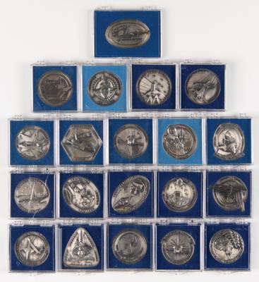 Lot #6443 Space Shuttle Robbins Medallion Collection (133) - From the Personal Collection of Alan Bean - Image 2