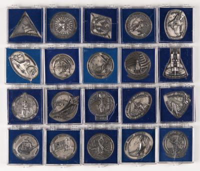 Lot #6443 Space Shuttle Robbins Medallion Collection (133) - From the Personal Collection of Alan Bean - Image 4