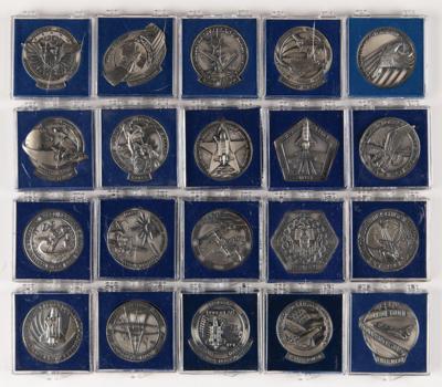 Lot #6443 Space Shuttle Robbins Medallion Collection (133) - From the Personal Collection of Alan Bean - Image 6