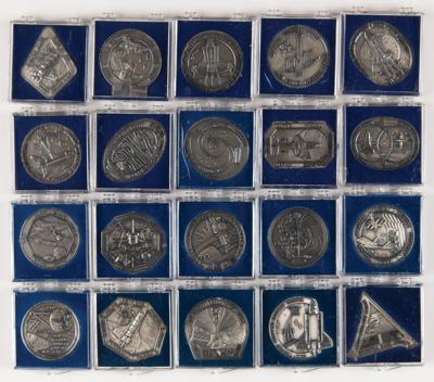 Lot #6443 Space Shuttle Robbins Medallion Collection (133) - From the Personal Collection of Alan Bean - Image 8