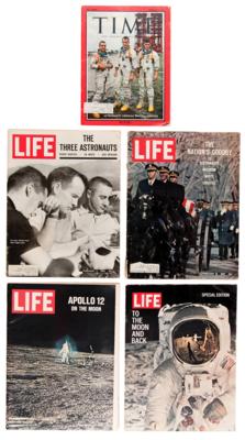 Lot #6220 Life and Time Magazines (5) - From the Personal Collection of Alan Bean - Image 1