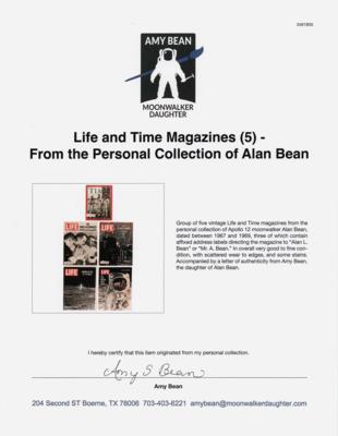 Lot #6220 Life and Time Magazines (5) - From the Personal Collection of Alan Bean - Image 5