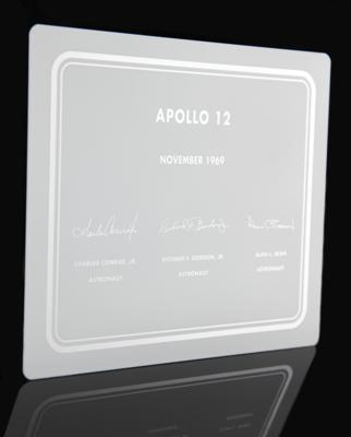 Lot #6191 Apollo 12 Limited Edition Lunar Plaque -