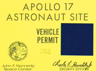 Lot #6364 Apollo 17 Launch (Astronaut Site)