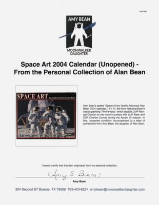 Lot #6236 Space Art 2004 Calendar (Unopened) - From the Personal Collection of Alan Bean - Image 3