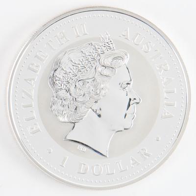 Lot #6229 Queen Elizabeth II Silver One-Dollar Coin - From the Personal Collection of Alan Bean - Image 1