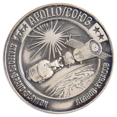 Lot #6428 Apollo-Soyuz Flown Robbins Medallion -