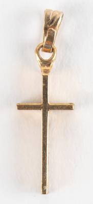 Lot #6170 Apollo 12 Flown Gold Cross Pendant - From the Personal Collection of Alan Bean - Image 2