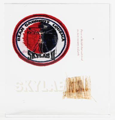 Lot #6426 Skylab Flown Fragment Display - From the Personal Collection of Alan Bean - Image 1