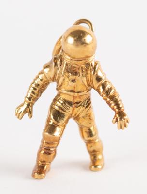 Lot #6213 Golden Apollo Moonwalker Charm - From the Personal Collection of Alan Bean - Image 1