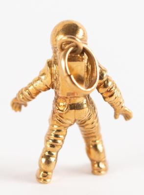 Lot #6213 Golden Apollo Moonwalker Charm - From the Personal Collection of Alan Bean - Image 2