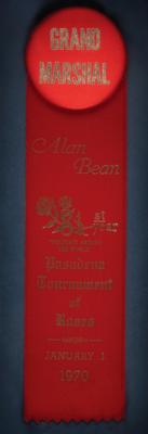 Lot #6215 Grand Marshall Ribbon from the 1970 Rose Parade - From the Personal Collection of Alan Bean - Image 1