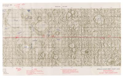 Lot #6151 Apollo 11 Lunar Orbit Chart - Image 1