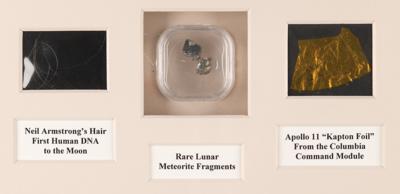 Lot #6130 Apollo 11 and 15 Relics (3) Display (Attesed as Flown) - Image 2