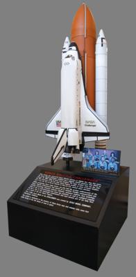 Lot #6482 Isao Hirai: Space Shuttle Challenger 1:25 Scale 'Full Stack' Model - Approx. 11 Feet Tall - Image 2