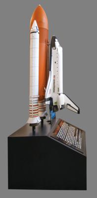 Lot #6482 Isao Hirai: Space Shuttle Challenger 1:25 Scale 'Full Stack' Model - Approx. 11 Feet Tall - Image 5