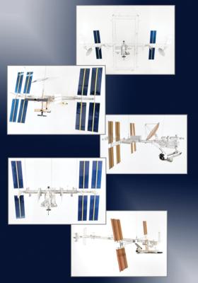 Lot #6478 Isao Hirai: International Space Station (5) 1:100 Scale Conceptual Models - Image 1