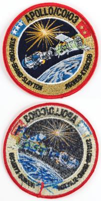 Lot #6430 Apollo-Soyuz Test Project Flown Crew Emblem Patch - From the Personal Collection of Tom Stafford - Image 1