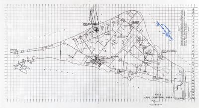 Lot #6009 Scott Carpenter Signed MA-7 Launch Pad Map - Image 1