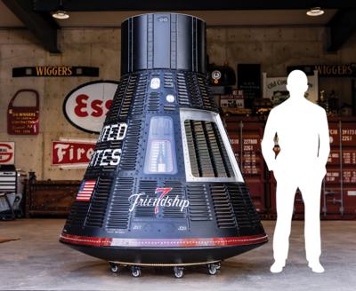 Lot #6486 Mercury Space Capsule Full-Scale Replica - MA-6 Friendship 7 Liquor Cabinet - Image 2