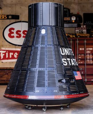 Lot #6486 Mercury Space Capsule Full-Scale Replica - MA-6 Friendship 7 Liquor Cabinet - Image 5