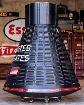 Lot #6486 Mercury Space Capsule Full-Scale Replica - MA-6 Friendship 7 Liquor Cabinet - Image 6