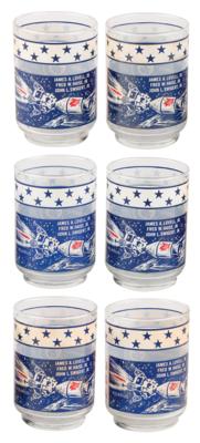 Lot #6308 Apollo 13 (6) Cocktail Glasses - From the Personal Collection of Stuart A. Roosa - Image 4