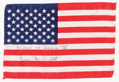 Lot #6037 Gemini 4 Flown American Flag - From the