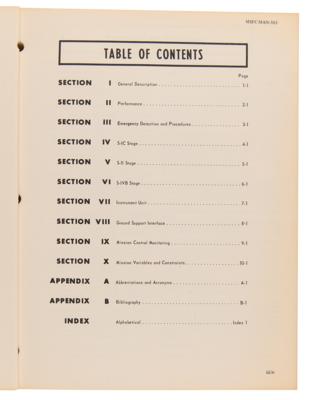 Lot #6090 Apollo 8 Saturn V Flight Manual (SA-503) - Image 2