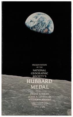 Lot #6082 Apollo 8 Crew-Signed Hubbard Medal Program - Image 3