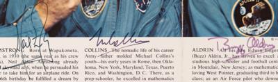 Lot #6124 Apollo 11 Crew-Signed Hubbard Medal Program - Image 4